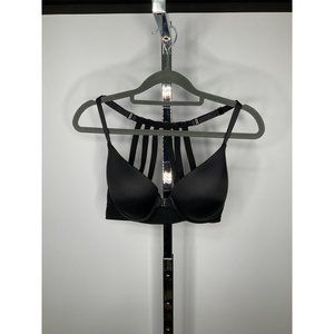 Victoria's Secret PINK Everywear Push Up Black 36D Front Fastening